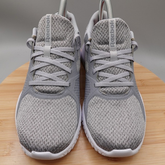 Reebok Shoes Women 9 Flexagon Force Gray Pink Sport Athletic Running EF8941 Flaw - Picture 2 of 11